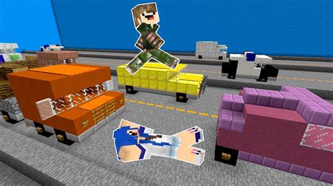 PULE CARROS No MINECRAFT YouTube