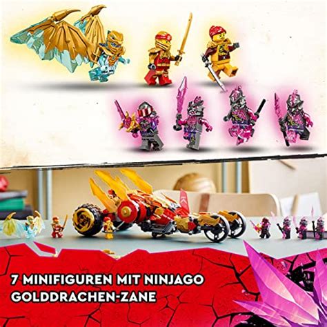 Lego Ninjago Kais Golddrachen Raider Set Mit Auto Und Motorrad