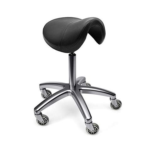 Tabouret roulant réglable TASALON Selle ergonomique avec roues