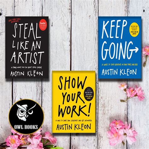 Jual English Austin Kleon Book Series Collection Keep Going Show