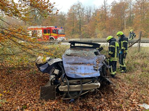 Verkehrsunfall Auf Der BAB 67 FFW Viernheim