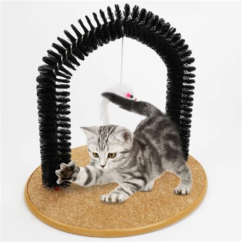 Cat Arch Self Groomer Cat Arch Scratcher Beefygoods