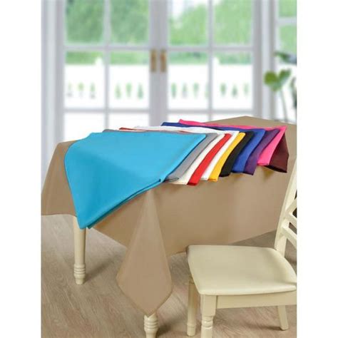 Nappe Unie Rectangulaire X Cm Taupe Cdiscount Maison