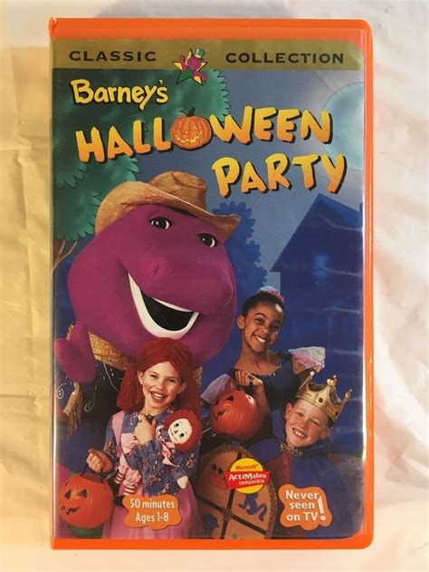 Barney - Barneys Halloween Party (VHS, 1998) for sale online | eBay ...