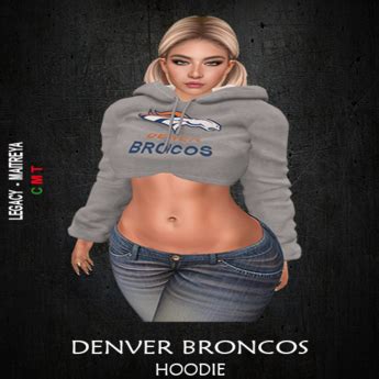 Second Life Marketplace - DENVER BRONCOS - Women's Hoodie