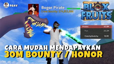 Cara Mudah Mendapatkan M Bounty Honor Blox Fruits Indonesia