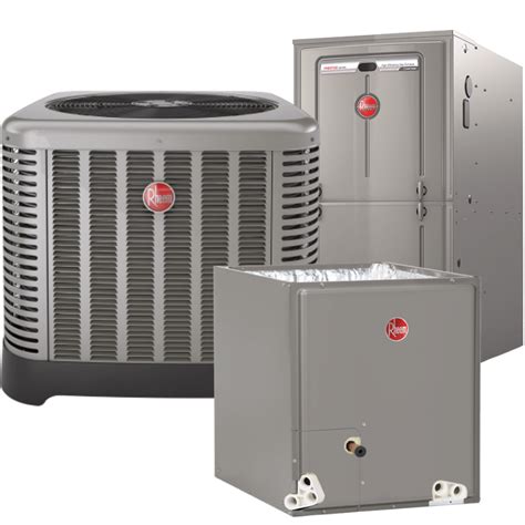 Rheem 5 Ton 16 Seer A C And 115k 96 Afue Variable Speed Gas System My