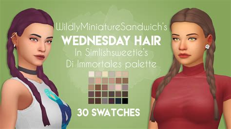 WildlyMiniatureSandwichs Wednesday Hair Recolor 700 Follower Gift