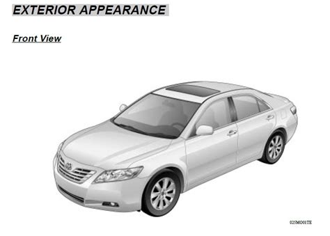 2007 Toyota Camry V40 Service Manual Pdf Free Download