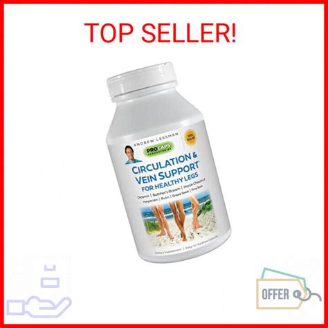 Andrew Lessman Circulation Vein Support For Healthy Legs Capsules