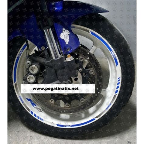 Yamaha Yzf R6 Wheel Stickers Decals Rim Stripes Laminated