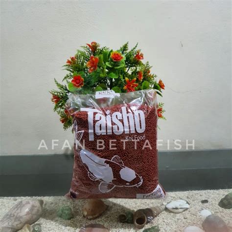 Jual Pelet TAISHO SPECIAL 1MM PAKAN IKAN HIAS KOKI KOI WARNA MERAH