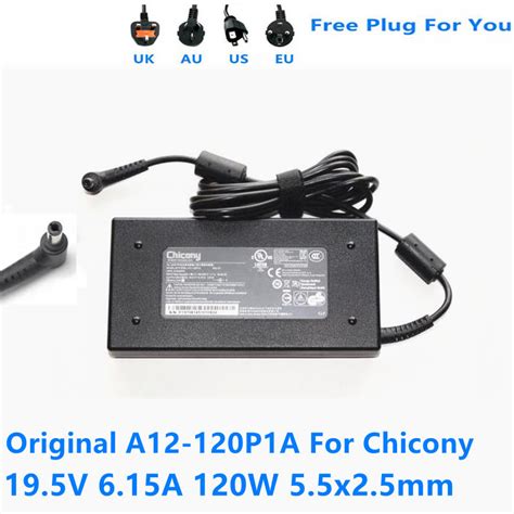 Original Chicony A12 120P1A 19 5V 6 15A 120W AC Adapter For MSI Laptop