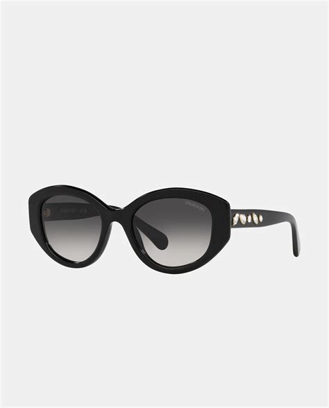 Gafas de sol de mujer geométricas de acetato negras SWAROVSKI El