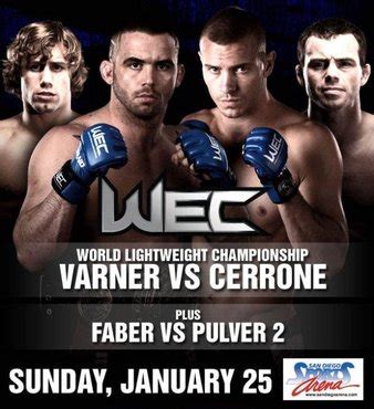 Urijah Faber vs. Jens Pulver II, WEC 38 | MMA Bout | Tapology