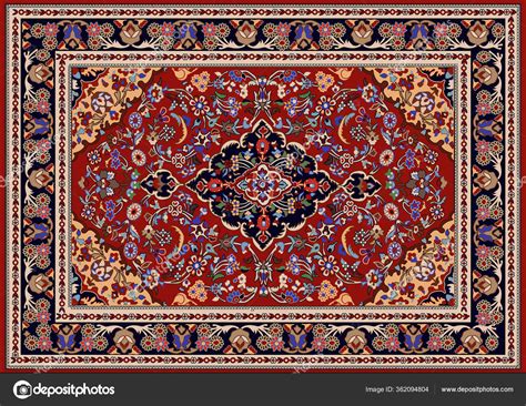 Persian Carpet Original Design Tribal Vector Texture Easy Edit Change