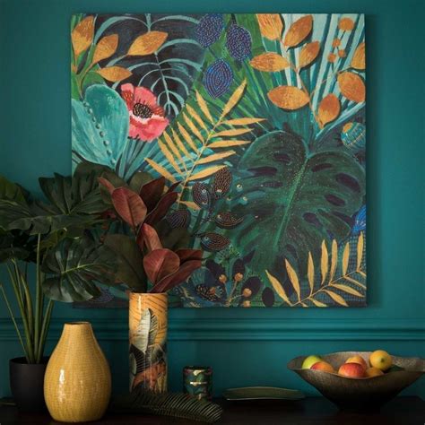 45 Beautiful Tropical Wall Decor Ideas In 2020 Tropical Wall Decor Tropical Art Deco