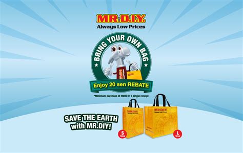 Mr Diy Bring Your Own Bag Promotion 2021 Mr Diy