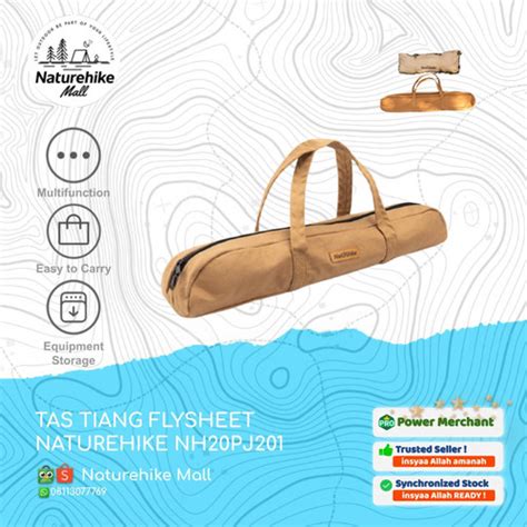 Jual TAS TIANG FLYSHEET NATUREHIKE NH20PJ201 TENDA TARP POLE CAMPING