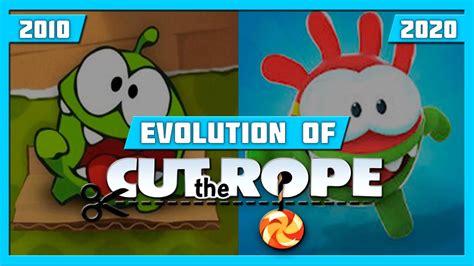 Evolution Of Cut The Rope Games Youtube