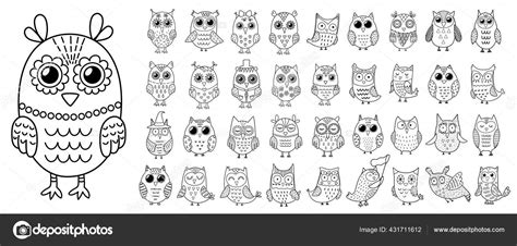 Owl Black And White Clip Art