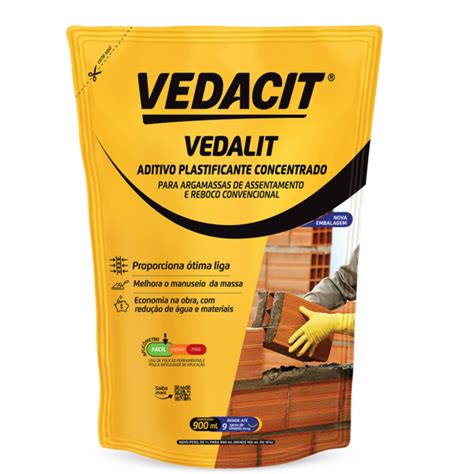 Aditivo Plastificante Vedalit 900ml Vedacit Leroy Merlin