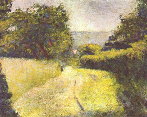 The Hollow Way 1882 Georges Seurat