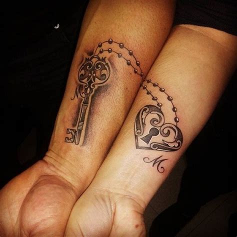 45 Cute Ideas Of Lock And Key Tattoo Designs For Couples Key Tattoo