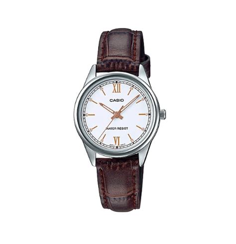 Buy Original Leather Casio Genuine Watch LTP V005 ERomman