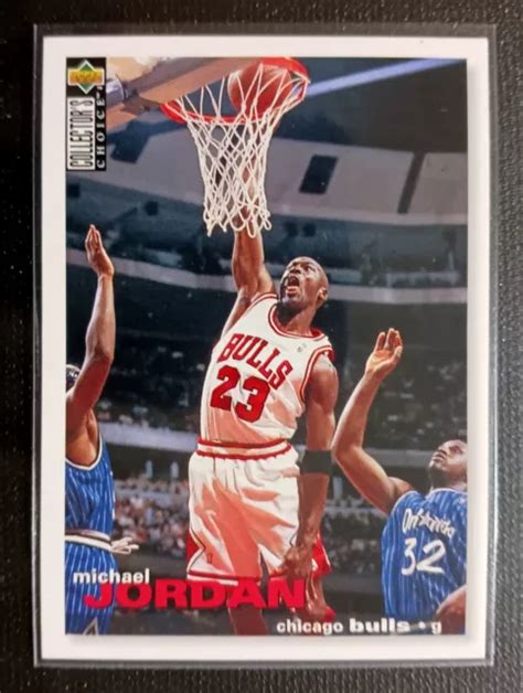 1995 UPPER DECK Collector S Choice Michael Jordan 45 Chicago Bulls