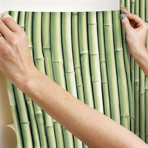 Bamboo Peel And Stick Wallpaper Peel And Stick Wallpaper Peel And