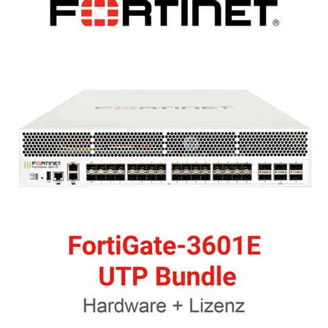 Fortinet FortiGate 3601E Zestaw UTM UTP Sprz T Licencja FG 3601E