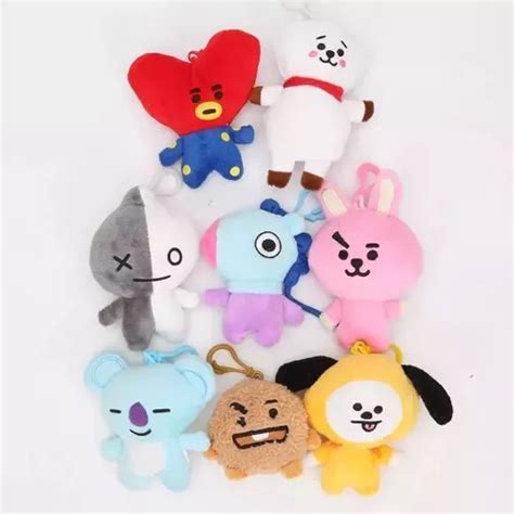 Llavero Bts De Peluche Bt Kpop Cm A Cm Unidad Cuotas Sin Inter S