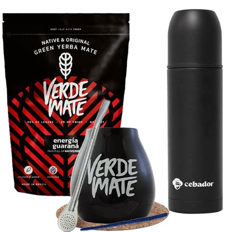 Yerba Mate 500g Energy Guarana Yerbomos Kit Sets Yerba Mate Tea