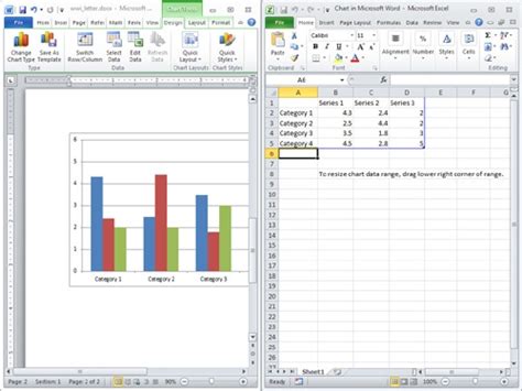 Microsoft Word Chart Templates