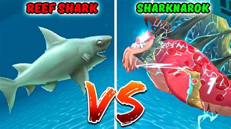 Weakest Shark Vs Strongest Shark Reef Shark Vs Sharknarok Full Boost