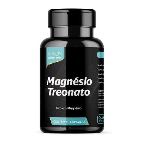 Magnesio Treonato Original Quality 60 Capsulas 500MG Submarino