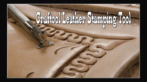 Craftool Leather Stamping Tool D Youtube