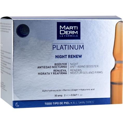 Martiderm Platinum Night Renew Ampollas Castro Farmacias