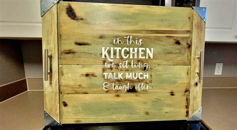 Stovetop Cover Noodle Board Wood Stove Cover Personalized T Wedding T Custom Stovetop