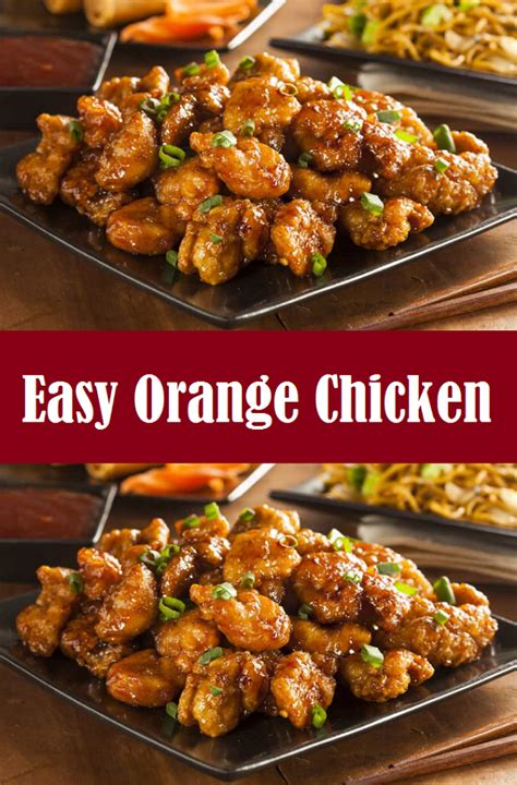 Easy Orange Chicken Recipe Easy Recipes