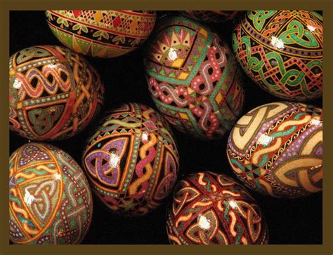 Fabulous Ukranian Eggs By Mary Jansen Celtic Designs Egg Art Carved