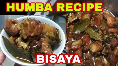 HUMBA BISAYA RECIPE YouTube