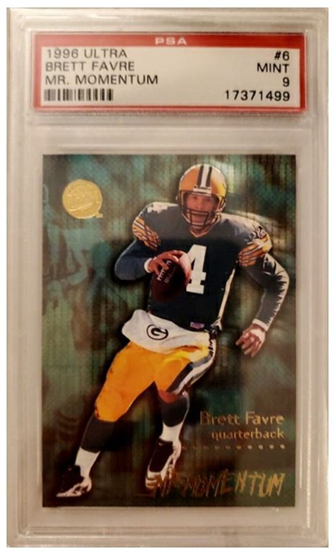 Fleer Ultra Brett Favre Mr Momentum Card Graded Psa Card Ebay