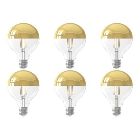 Calex Led Lamp 6 Pack Globe Filament G95 Kopspiegellamp E27