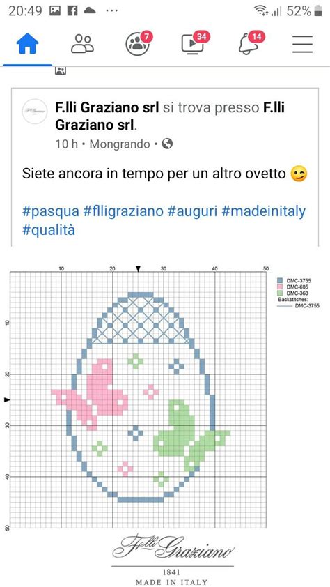 Pin Di Giuseppina Molino Su Ricami Pasquali Nel Progetti Punto