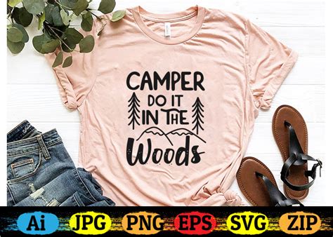 Camping T Shirt Design Graphic By Creativedesigner5530 · Creative Fabrica