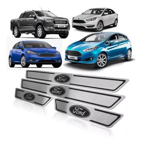 Cubre Zocalos De Aluminio Para Ford Ka Ranger Fiesta Focus