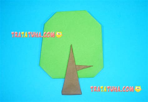 Origami Tree: 5 Simple Patterns for Kids Step by Step