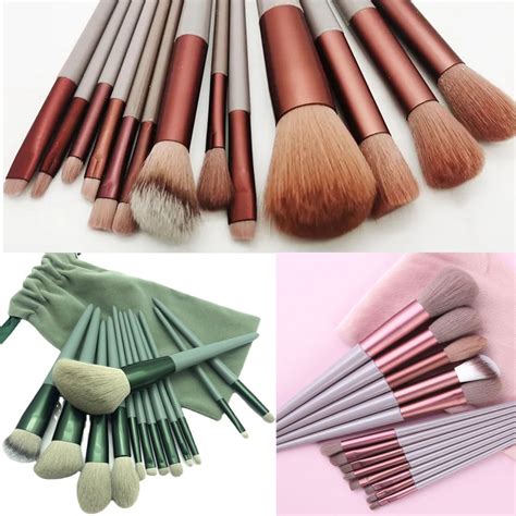 Jual Pcs Make Up Brush Set Kuas Make Up Dengan Pouch Set Brush Makeup